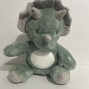 Dream Gro Triceratops Dinosaur Lighted Lullaby Soother Plush Crib Hanger Toy